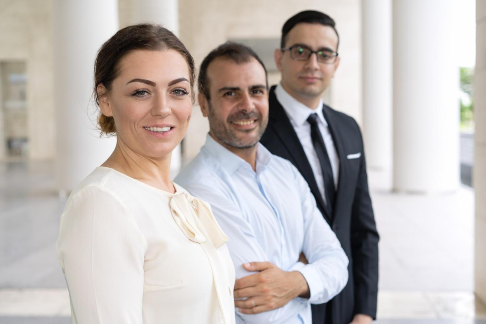 Financial planning workspace with calculator, charts, and planning documents